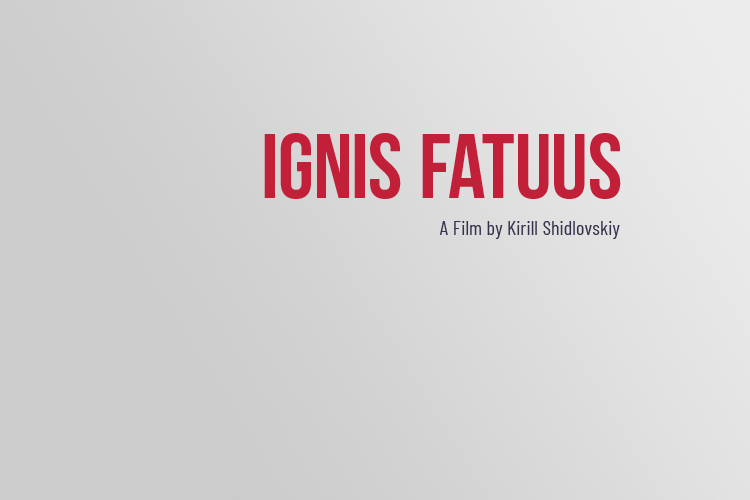 filmový plakát Ignis Fatuus