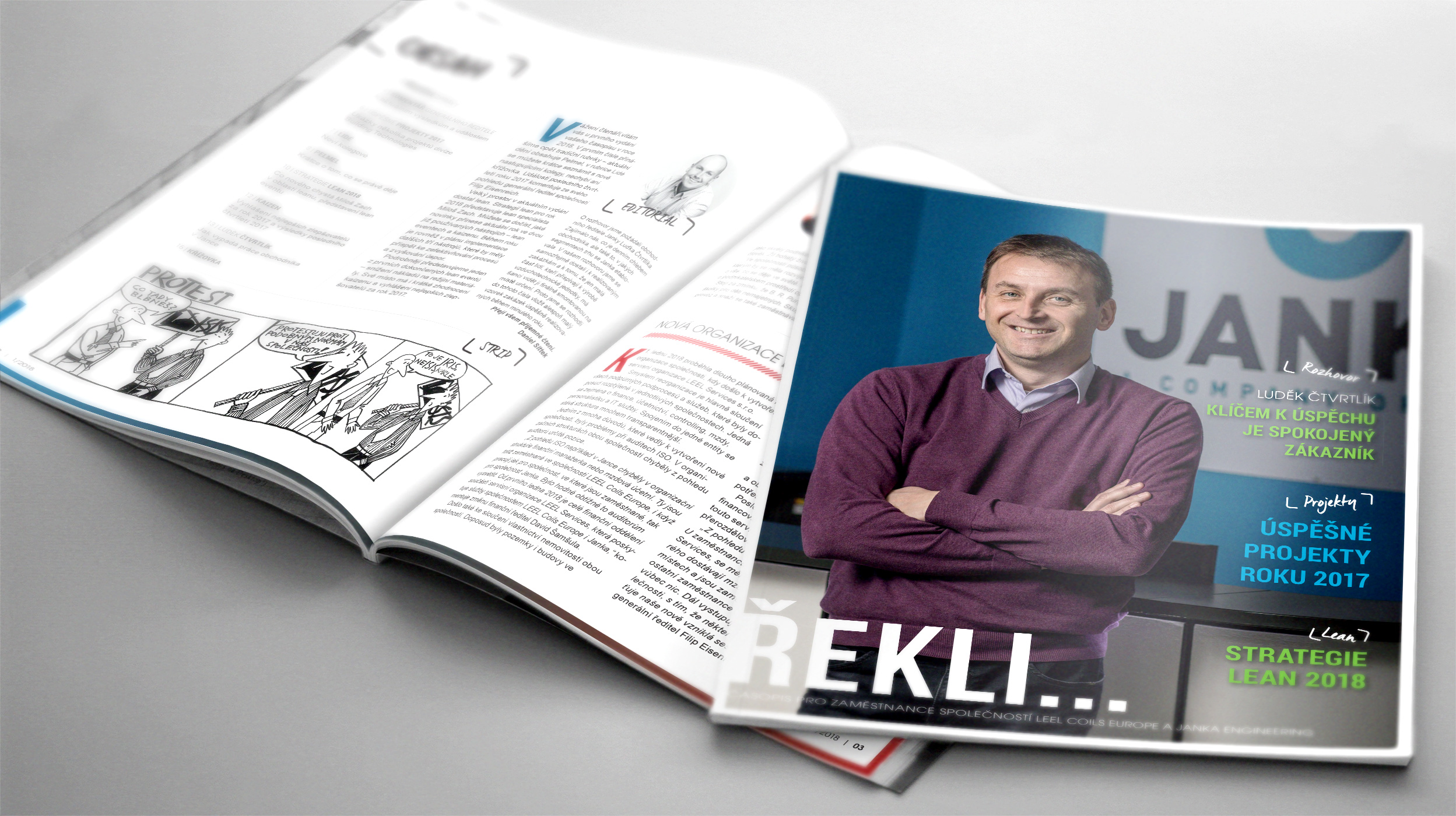 Klientský magazín Řekli...